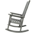 thumbnail image 2 of Wooden Oversized Porch Rocker Chair With Wide Seat and Tall Backrest,High Back Smooth Rocking Chairs for Outdoor & Indoor, 2 of 10