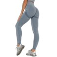 thumbnail image 1 of Mallas sin costuras de cintura alta Push Up Leggins deporte mujer Fitness correr Yoga pantalones energía pantalones elásticos gimnasio chica medias Tan Jianjun  unisex, 1 of 2