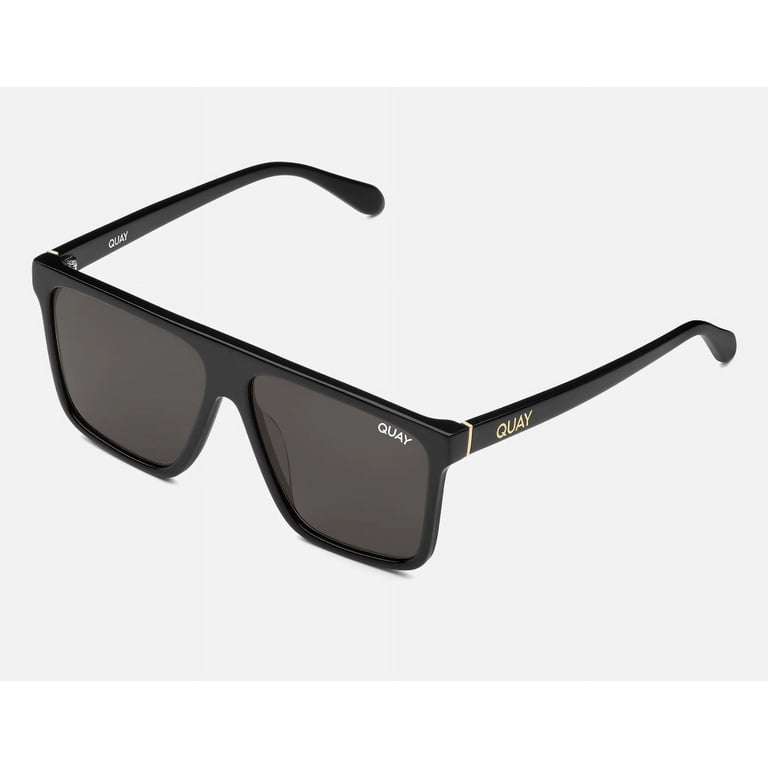 Quay Nightfall Split Shield Sunglasses, Black Smoke  display picture 1