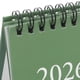 thumbnail image 2 of GOOHOCHY Calendario de escritorio 2026 mensual con caballete, bloc mensual, calendario pequeño de pie para el hogar y la oficina, color verde, 2 of 8