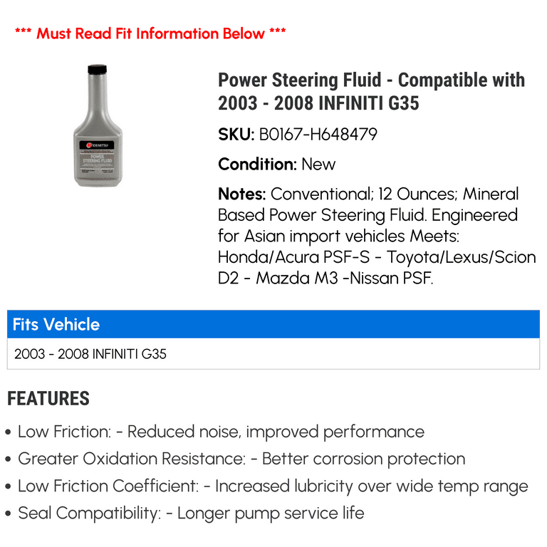 What Kind Of Power Steering Fluid? Nissan Forum Nissan, 55 OFF