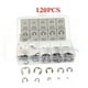 thumbnail image 1 of onlyliua para Interior/Exterior 120 Piezas 304 Acero Inoxidable Acero Inoxidable E Clip Arandela Circlip Retención, 1 of 6