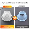 thumbnail image 5 of Foqnuq Faucet Leak Proof Sealing Gasket, Waterproof Silicone Washer, Durable Plumbing Seal Ring, Universal for Hot & Cold Water - 20 Pack Leak-Proof Solution, 5 of 8