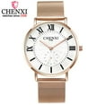 thumbnail image 2 of 2022 Roman Numerals Luxury Women's Watches With Rosegold Steel Band Classic Ladies Wristwatches Fashion Accessories For Women - Couple Watches, 2 of 7