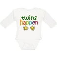thumbnail image 3 of Inktastic Twins Happen Baby Boys or Girls Long Sleeve Baby Bodysuit, 3 of 5