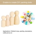 thumbnail image 3 of Peg Doll Kit For Kids,Wooden Peg Doll Bodies, Craft Kits Art Set ,Arts And Crafts For Girls And Boys,Girls Crafts , DIY Kids Crafts Quality People Shapes, Great For Arts And Crafts, 3 of 8