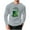 Gray, variant on VBTAPA Mens St. Patricks Day T Shirts Shamrock Print Tshirt Clover Graphic Tee Long Sleeve St Patty's Day Waffle Tshirts Gray M