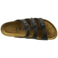thumbnail image 5 of Birkenstock Florida Women's Three Strap Birko Flor Sandal in Black Size 8/8.5, 5 of 8