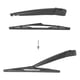 thumbnail image 3 of Negro Vehículo Trasero Parabrisas Limpiaparabrisas Escobilla Brazo Kit - 320mm 13pulgadas, 3 of 6