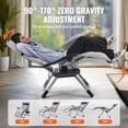 thumbnail image 3 of Silla Zero Gravity VEVOR, reclinable de 33 pulgadas, soporte de 500 libras, 3 of 9