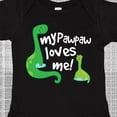 thumbnail image 4 of Inktastic My PawPaw Grandpa Loves Me Dinosaur Boys Baby Bodysuit, 4 of 5