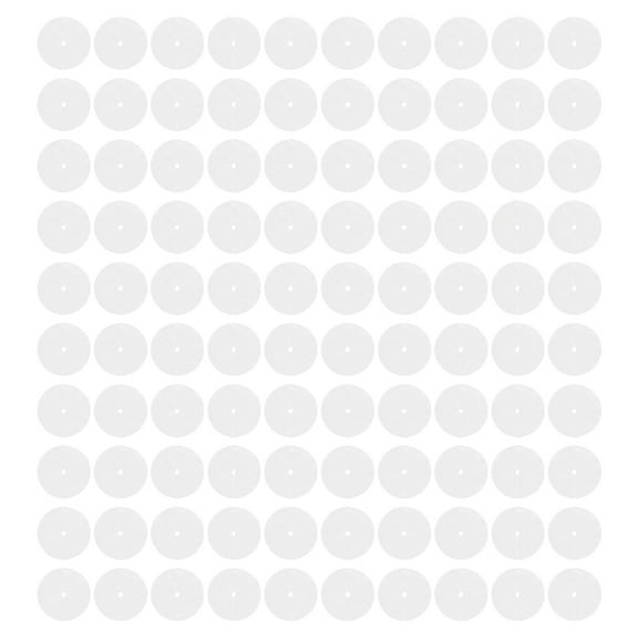 100pcs Breast Papers Disposable DIY Breast Patches Gentle Cotton Pads for Beauty Salon