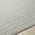 thumbnail image 6 of BoutiqueRugs Greg Contemporary Area Rug - Outdoor Safe - Ivory, Medium Gray - 7'8" Round, 6 of 7