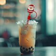 thumbnail image 5 of CuiLiyq Christmas Straw Cover Cap, Reusable Cute Drinking Straw Topper Accessories, Portable Protector Plugs Decorations Gifts for Party Christmas, 5 of 6