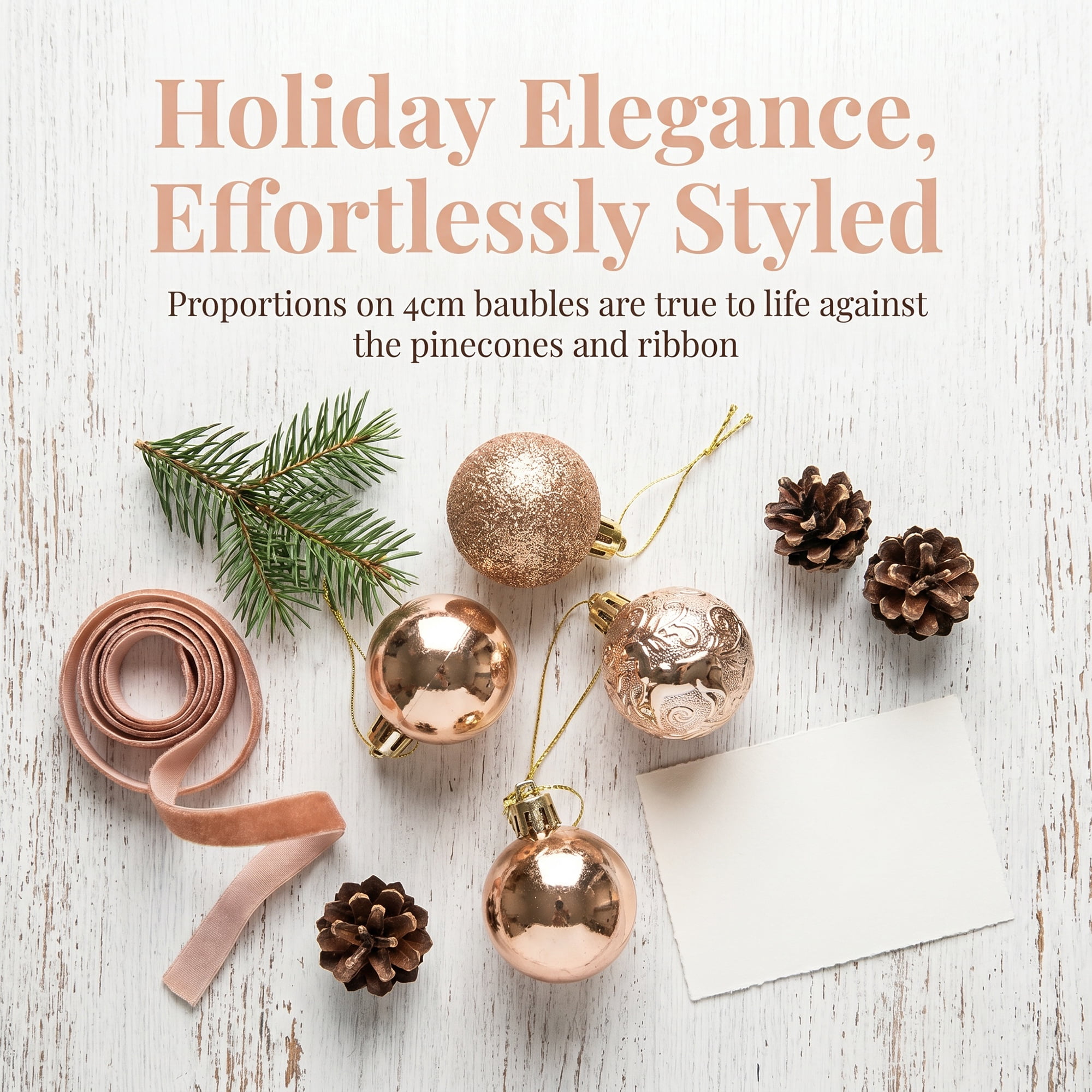 Unique Bargains 12Pcs Christmas Tree Ornaments Hanging Baubles Shatterproof Champagne 1.6"