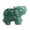 Green, variant on Carved Elephant Shape Decoration Natural Statue Stone Elephant Home Decoration Green