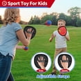 thumbnail image 2 of B.IVW Velcro Catch Ball Set, 4 Sticky Paddles (2 Red, 2 Blue), 4 Soft Balls & 1 Storage Net Bag, Outdoor Toss & Catch Game for Kids Ages 3-12, 2 of 6