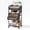 Brown, variant on Art cart, 5 Tier Rolling Cart - Utility Cart with Storage Drawer and Wheels, Versatile Art & Craft Organizer for Home, Office, or Studio Ideal for Storing Brushes, Paints