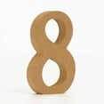 Clearance! Fenull Desktop Ornament, Wood Wooden Letters White Alphabet