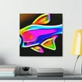 thumbnail image 3 of Neon Tetra Pop Art - Canvas, 3 of 10