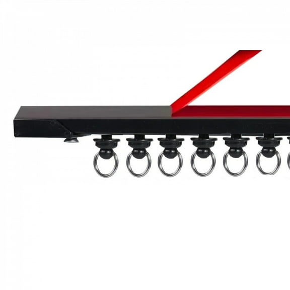 Self-Adhesive Curtain Track Kit No Drilling For Smooth Ceiling Or Wall Curtain Rod For Home Bedroom Shower Closet And RV