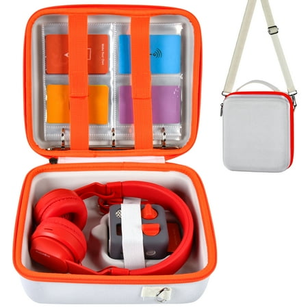 Case Compatible with Yoto Mini Kids Audio & Music Player Portable Radio Storage Holder for Children Speaker Headphone- White (Box Only)
