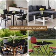 thumbnail image 5 of Black White Cat Moon Star Pattern Square Fitted Tablecloth with Elastic Edge,Square Table Cover,Washable Elastic Table Cover for Home Kitchen Party Decor 36"x36", 5 of 6