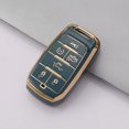 thumbnail image 3 of Key Fob Cover Compatible with Dodge RAM 1500 2500 TRX Challenger Charger Durango Hornet 2021-2026 Keychain Case Holder Protector,A Gray, 3 of 8