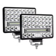 thumbnail image 1 of Par Faros 6'' Auxiliares Barras 144w Alta Baja Auto Moto 4x4, 1 of 8