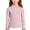 Pink, variant on CCRFTGI Shirts for Children Girls Boys Size 7 Casual Long Sleeve Pullover Tops Basic Turtleneck Thermal Tops Soft Fall Spring Tees Clothes Black 1-2 Years