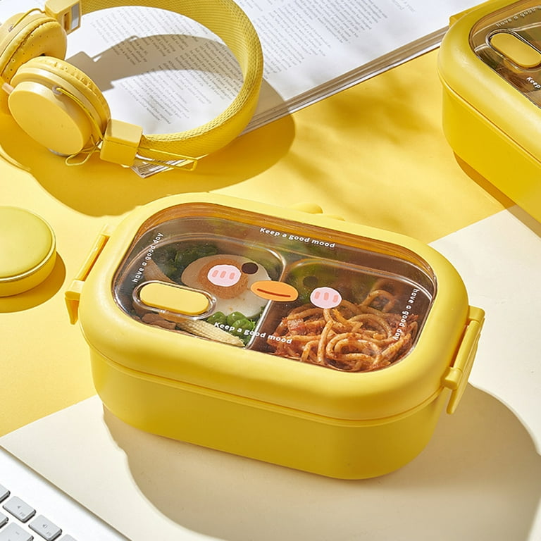 Stainless Steel 2/3/4 Grid Thermal Insulated Lunch Box Bento Food