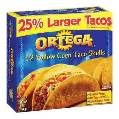 Ortega Yellow Corn Taco Shells - 12ct