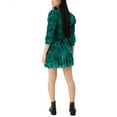 thumbnail image 2 of Hale Bob womens  Silk-Blend Mini Dress, xs, Green, 2 of 3