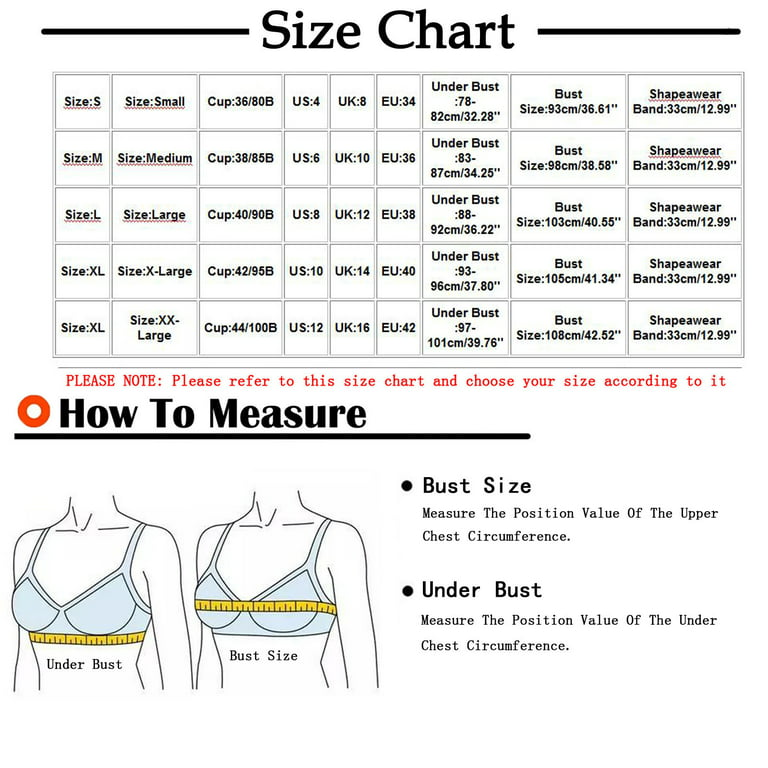 Tawop Womens Adjustable Full Cup No Steel Ring Cotton Breathable Underwear 36B  Bras For Women Easter Eggs 