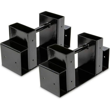 RightHand Adjustable Firewood Rack Brackets Kit, Indoor & Outdoor Firewood Rack, Durable Steel