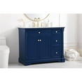 thumbnail image 2 of 42 inch single bathroom vanity in Blue, 2 of 8