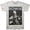 White, variant on David Bowie Men's Bowie Rock 2 T-shirt X-Large Grey