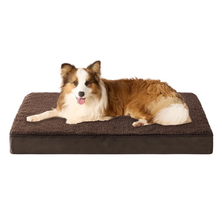 Xl Dog Beds For Extra Large Dogs With Removable Washable Cover Crate Brown 41x27