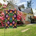 thumbnail image 3 of Zufioo Traditional Floral Polish Print Double Sided Garden Flag, Outdoor Decorative Flag, Garden Yard Flag, Ideal Home Decoration-12.5"x18", 3 of 9
