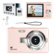 thumbnail image 1 of Cámara Digital Para Niños, 4K Fotos Y Video 1080P, Zoom 16x, Pantalla LCD 2.4", Recargable, Fácil De Usar Para Niños 5+ (Colores: Púrpura, Rosa, Negro, Blanco, Plata), 1 of 5