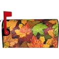 thumbnail image 2 of Fall Maple Leaves Mailbox Covers Magnetic 21" X 18" Autumn Leaf Mailbox Cover Standard Size Mailbox Wraps Post Letter Box Covers Garden Decorations Outdoor, 2 of 6