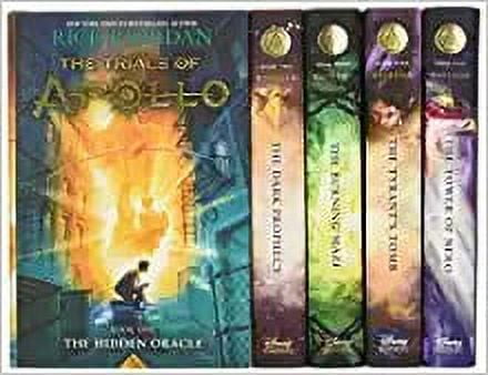 Rick Riordan, Trials of Apollo 5-Book Boxed Set, with Poster