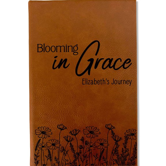 Personalized Christian Prayer Journal for Men & Women, Custom Engraved Name, Daily Devotional, Scripture Writing, Gratitude and Faith Gift