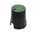 thumbnail image 3 of NDS 107BC 6 in. Valve Box and Cover, 9 in. Height, ICV Lettering, Black Box, Green Overlapping Cover, Black/Green, 3 of 5