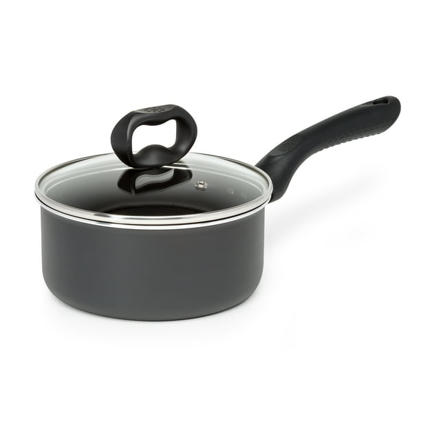 Ecolution Evolve 2 Quart NonStick Saucepan, Dishwasher Safe, Silicone