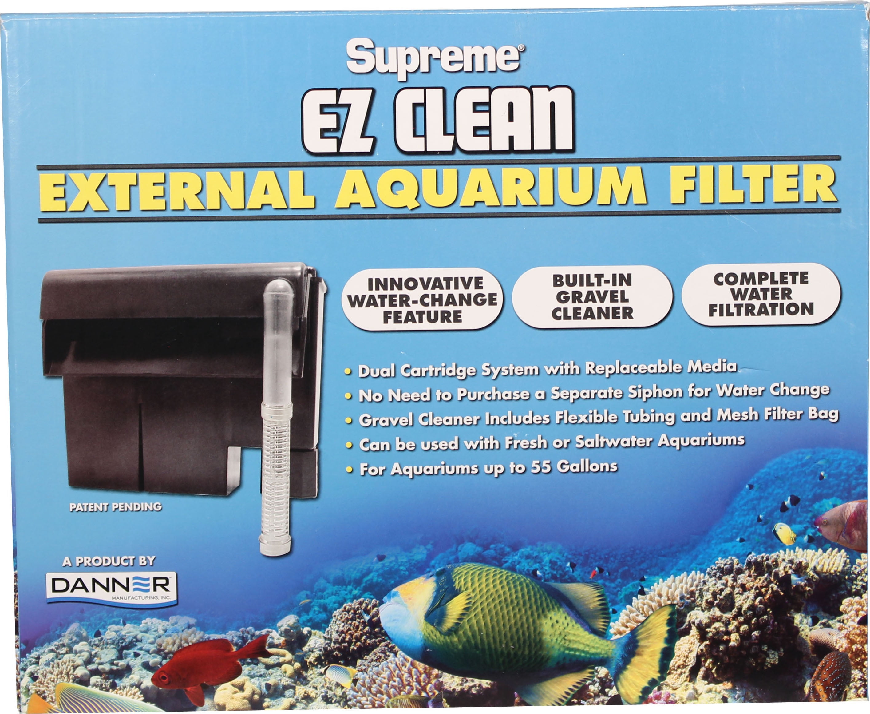 SUPREME EZ CLEAN EXTERNAL AQUARIUM FILTER