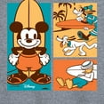 thumbnail image 3 of Disney - Mickey & Friends - Donald Duck, Goofy, & Pluto - Sun, Sand, & Surf - Women's Racerback Tank Top, 3 of 5