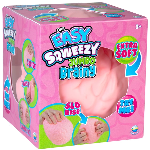 Squeeze Toy ORB Easy Sweezy Jumbo Brainy para aliviar el estrés