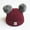 Wine Red, variant on Cleance Sale!Kids Hat Autumn Kids Girls Boys Cap Cute Ear Cotton Ball Kids Knitted Beanies Hat