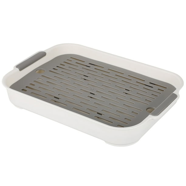 1 PC Drenaje Rack Bandeja Cubiertos Filtro Bandeja Copa Escurridor Drenaje Rack Tazón Filtro
